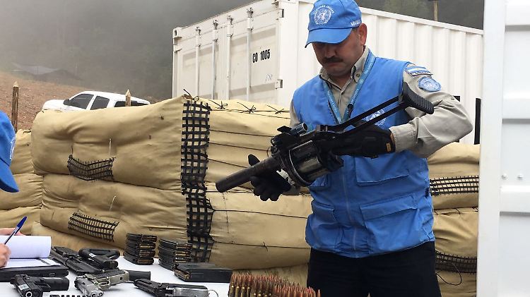 Es waren tausende Waffen, die die Vereinten Nationen einsammelten.