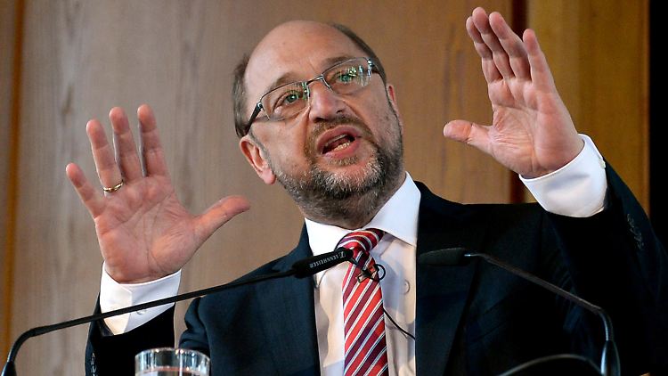Der SPD-Kanzlerkandidat Martin Schulz skizziert in Berlin seine Pläne zur Integrationspolitik.
