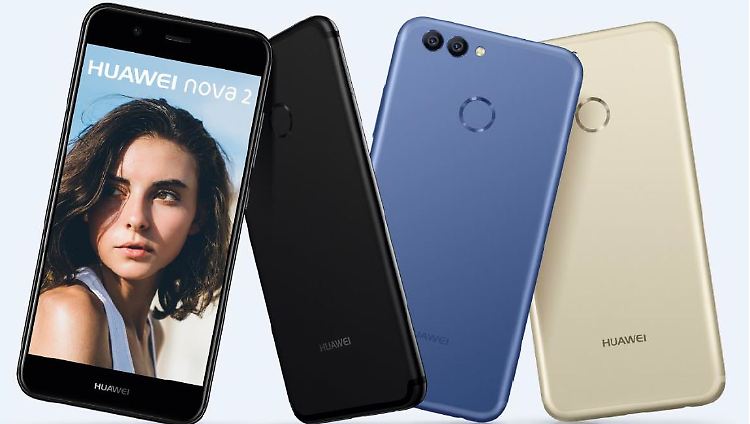 Das Huawei Nova 2 kommt in drei Farben.