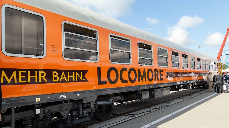 Rollen bald wieder von Berlin nach Stuttgart: die orangefarbenen Züge des Bahnunternehmens Locomore.