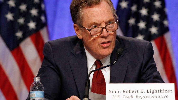 Robert Lighthizer: Handelsgespräche sollen m"mit Zeitnahen und substanziellen Ergebnissen für die amerikanischen Arbeiter, Bauern und Unternehmen abgeschlossen werden".