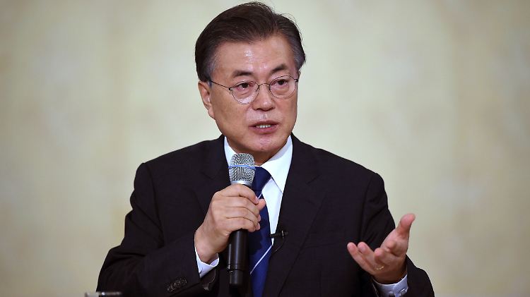 Südkoreas Präsident Moon Jae In zieht im Nordkorea-Konflikt eine klare Grenze.