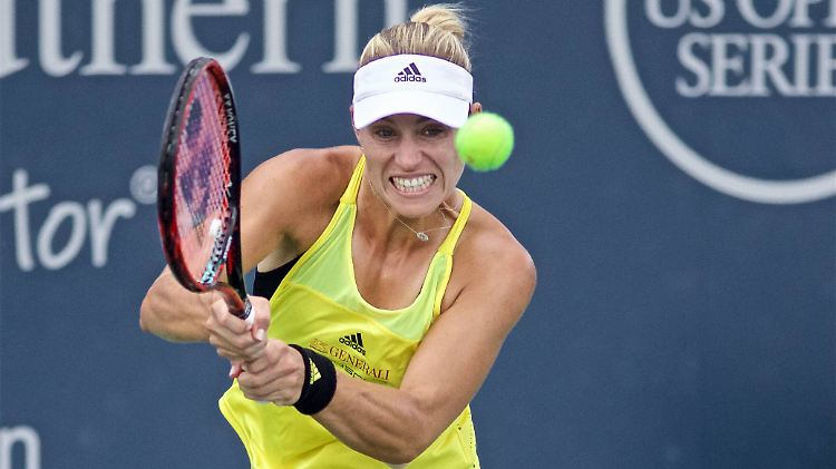 Knappe Niederlage: Angelique Kerber muss sich in Cincinnati der Russin Ekaterina Makarowa geschlagen geben.