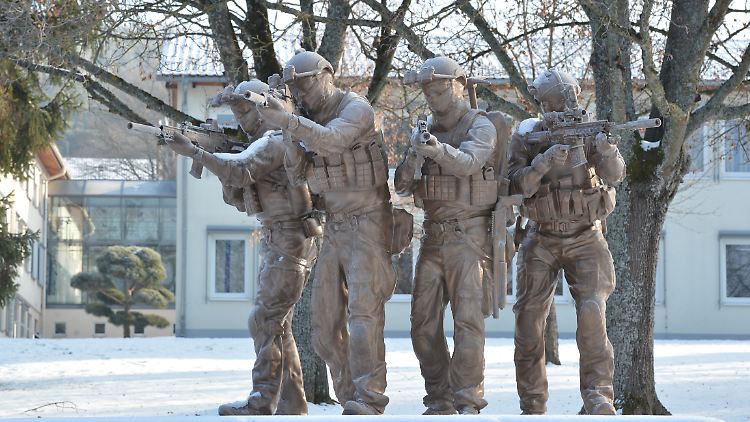 Die Soldaten des KSK werden im baden-württembergischen Calw ausgebildet.