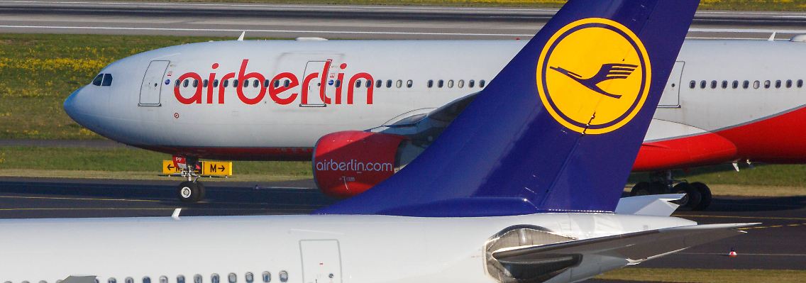 Lufthansa dürfte Teile des insolventen Konkurrenten Air Berlin übernehmen.