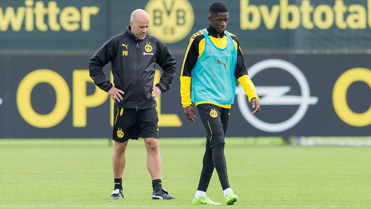 Verschollen ist Ousmane Dembélé nicht. Zur Verfügung steht er BVB-Trainer Peter Bosz vorerst aber auch nicht.