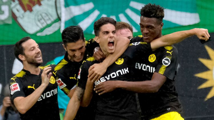 Dortmunds Marc Bartra traf gegen Wolfsburg per Traumtor.
