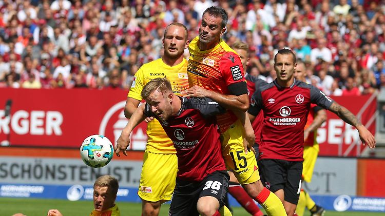 Nürnberg und Union boten ein turbulentes Spiel - und blieben am Ende beide ungeschlagen.