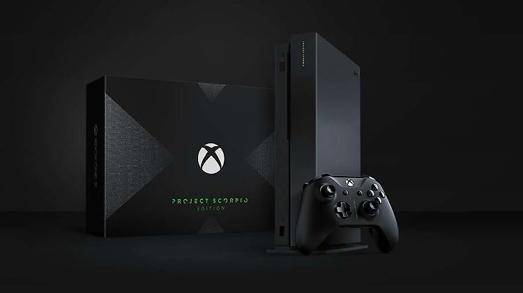 Die Sonderedition für Frühkäufer unterscheidet sich nur optisch von der regulären Xbox One X.