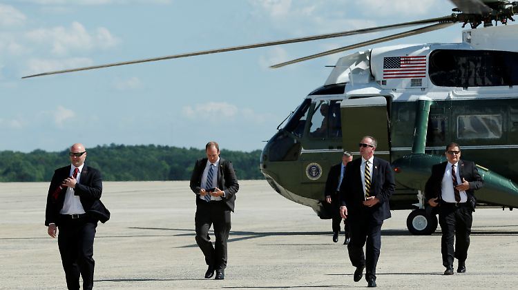 Ihr zulässiges Maß an Überstunden für 2017 haben viele von Trumps Personenschützern schon erreicht.  