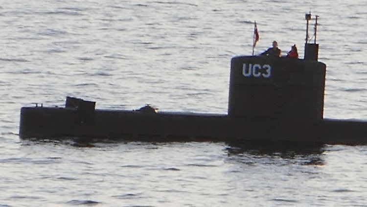 Das vemutliche letzt Foto von Kim Wall mit Peter Madsen an Bord von dessen U-Boot "Nautilus". 