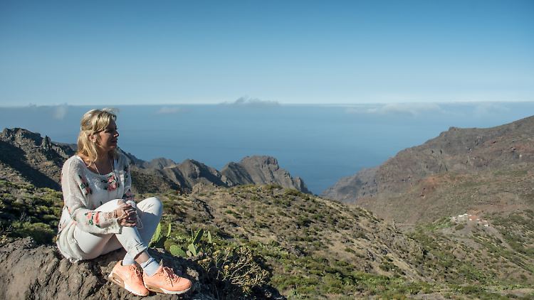 Blick über die Berge Teneriffas.