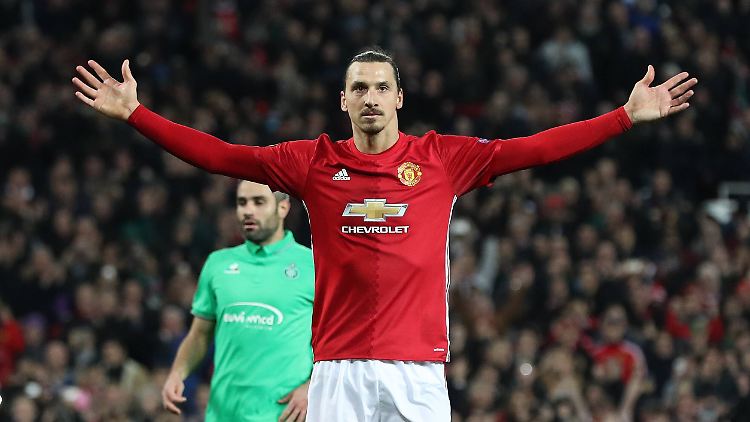 Künftig geht er wieder für ManUnited auf Torejagd: Zlatan Ibrahimovic.