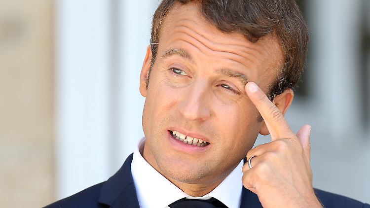Frankreichs Präsident Emmanuel Macron will offenbar stets gepflegt aussehen.