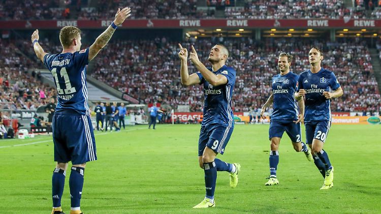 So viel Grund zum Jubeln gab's beim HSV lange nicht mehr.