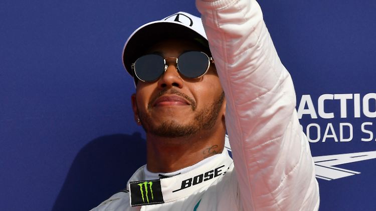 Seht her: Lewis Hamilton.