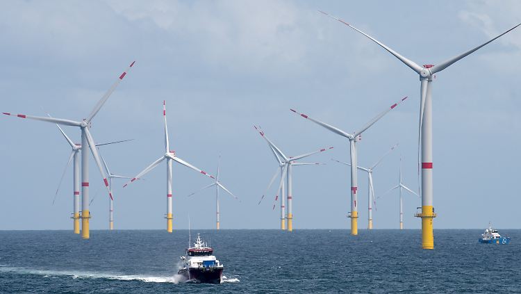 In der Nordsee rotieren 953 Windkraftanlagen. Ihre Lebensdauer ist auf 25 Jahre ausgelegt.
