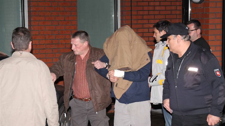 Der mutmaßliche Täter vor dem Amtsgericht Northeim.