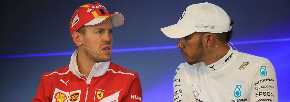 Für Sebastian Vettel wird die Luft an der Spitze der Gesamtwertung langsam dünn: Konkurrent Lewis Hamilton ist ihm dicht auf den Fersen.