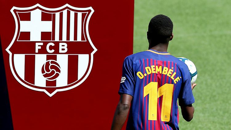 Neulich in Barcelona: Ousmane Dembélé.