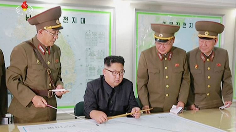 Kim Jong Un sieht die Alliierten als Aggressoren.