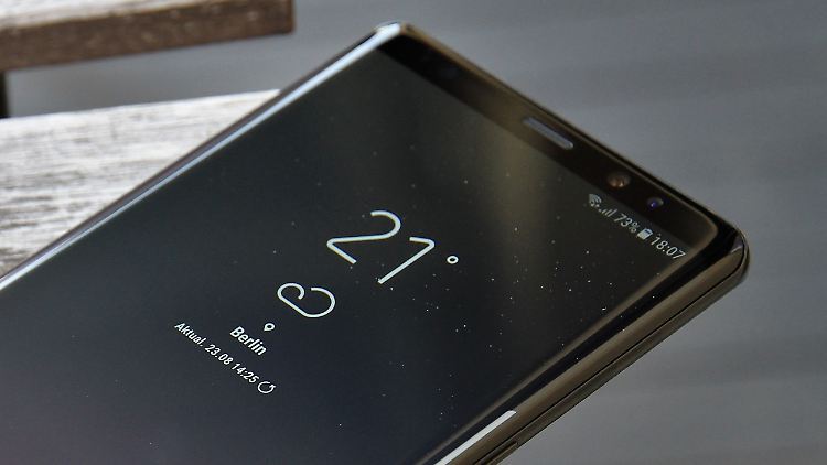Das Galaxy Note 8: Besser geht Display nicht.