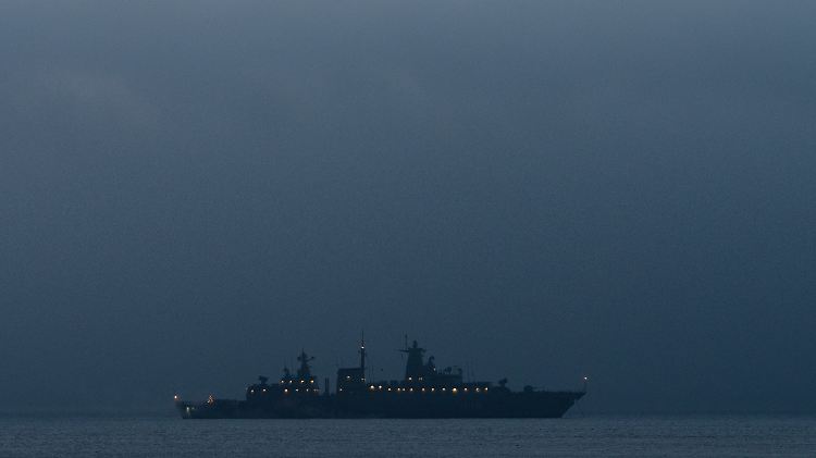 Die "Mecklenburg-Vorpommern" ist zurzeit im Mittelmeer unterwegs.