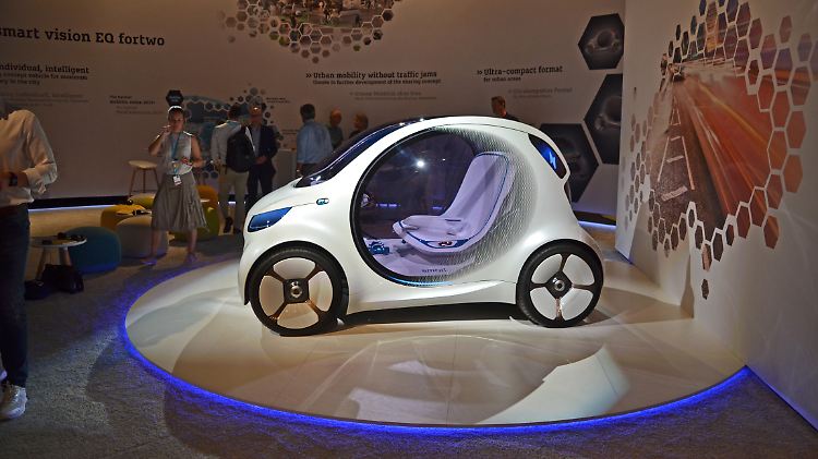 Die Studie des Smart vision EQ fortwo belebt auch die Idee der Tridion-Sicherheitszelle neu.