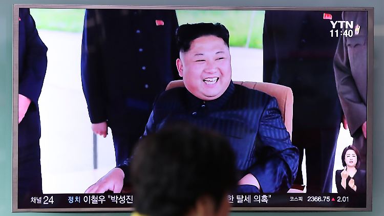 Freut sich über den neuesten erfolgreichen Raketentest: Kim Jong Un. 