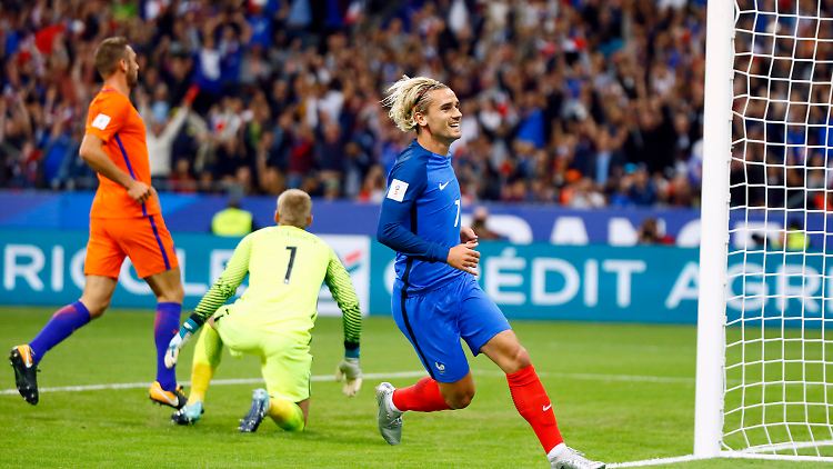 EM-Torschützenkönig Antoine Griezmann sorgte in der 14. Minute für die Führung des deutlich stärkeren Vize-Europameisters.