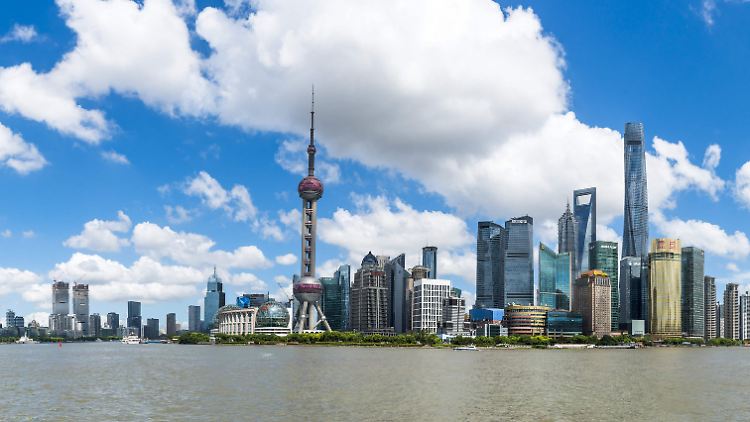 Blick auf Shanghai.