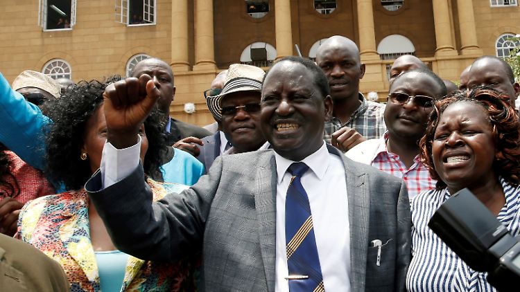 Kenias Oppositionsführer Raila Odinga.