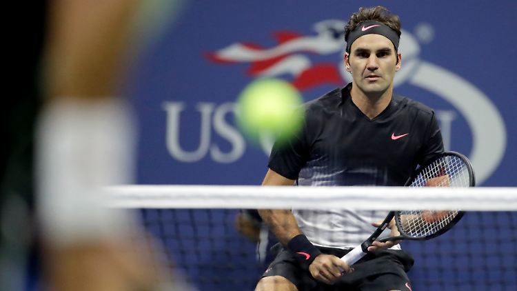 Voll fokussiert: Roger Federer.