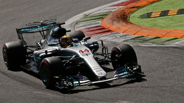 Absolut ungefährdet: Lewis Hamilton ist in Monza konkurrenzlos.