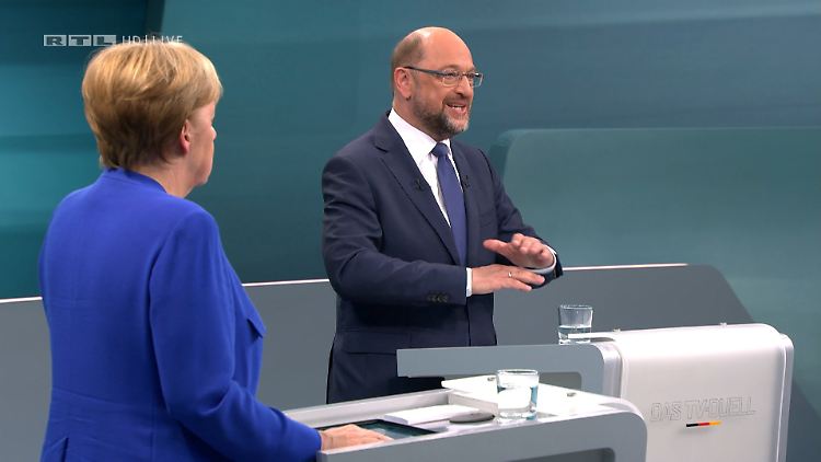 Merkel und Schulz sprachen sich beide gegen einen EU-Beitritt der Türkei aus.