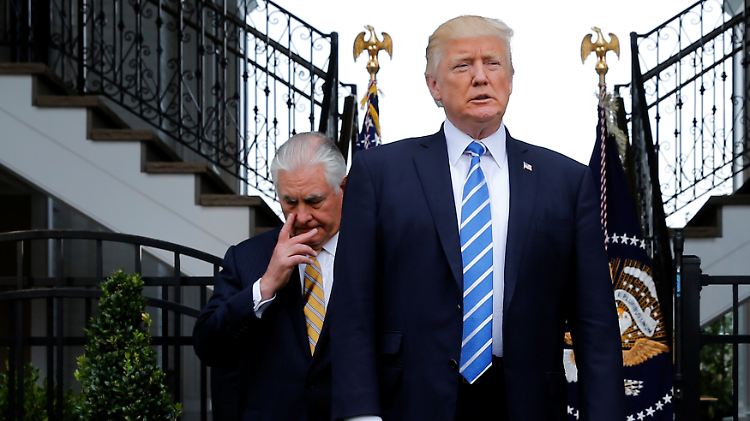 Rex Tillerson (l.) und Donald Trump - zwei Unternehmer, zwei politische Gebaren.