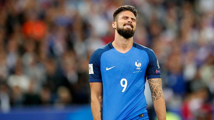 Unsanft geerdet: Olivier Giroud und Co. lassen in der WM-Qualifikation Punkte liegen.