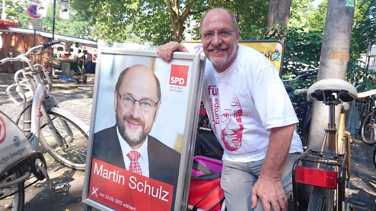 Immer noch optimistisch: Walter Schulz, der Bruder des SPD-Kanzlerkandidaten.