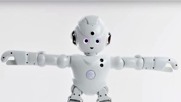 Der Roboter Lynx von Ubtech nimmt Sprachbefehle entgegen. 