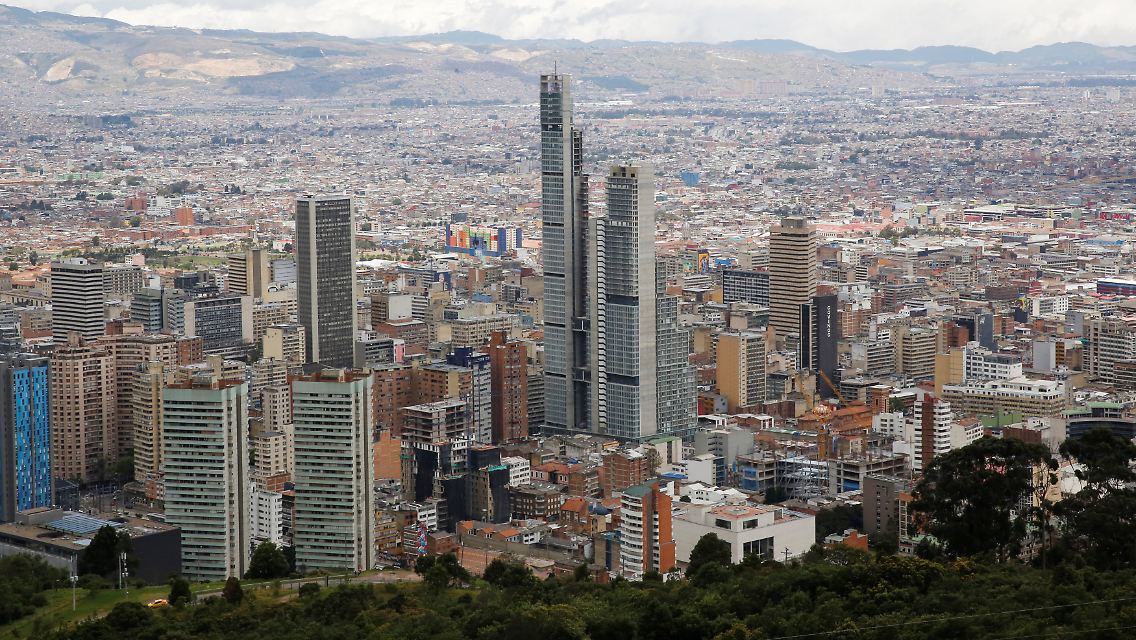 Blick über Bogota