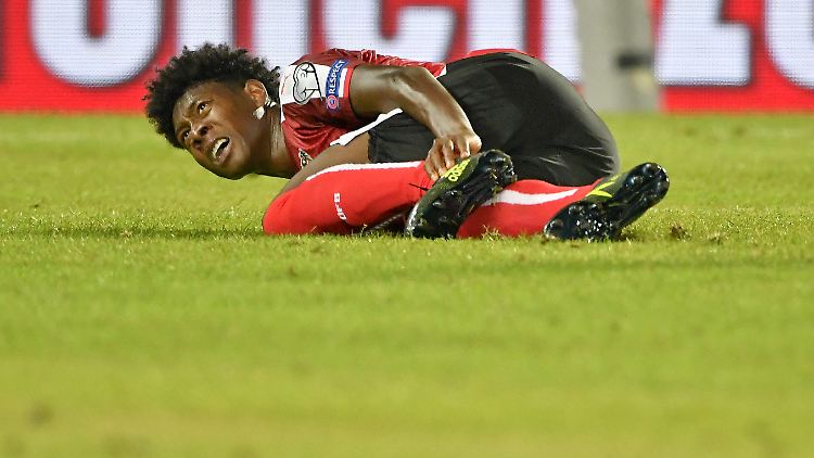 David Alaba kommt mit Österreich nicht über ein 1:1 gegen Georgien hinaus.