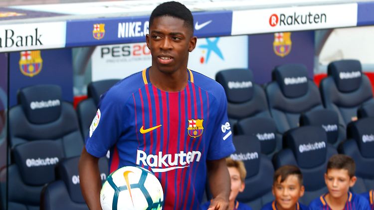 "Die letzten fünf Tage war es sehr warm und da habe ich das gelassen": Ousmane Dembélé.