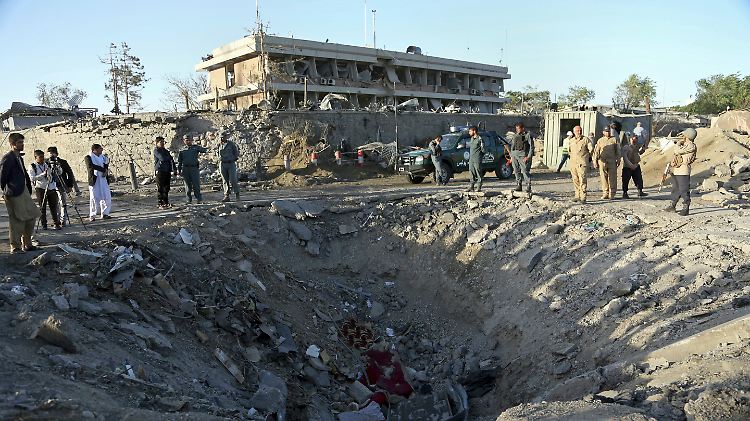 Was von der deutschen Botschaft übrig blieb. Künftig sollen Bundeswehrsoldaten deutsche Vertretungen in Afghanistan schützen helfen. 
