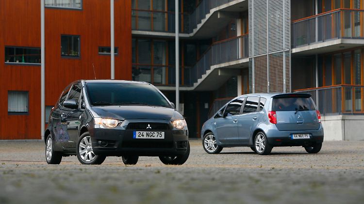 Nach dem Facelift 2008 wurde der Mitsubishi Colt etwas auffälliger.