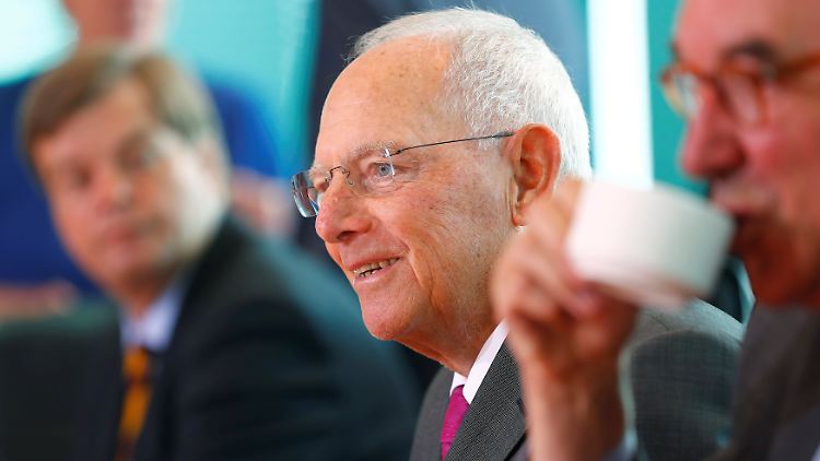 Mit 75 immer noch nicht amtsmüde: Wolfgang Schäuble.