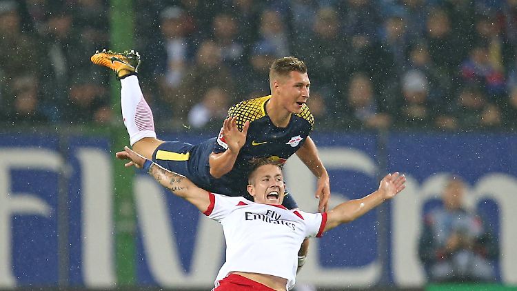 Gegen die starken Leipziger hatte der HSV keine Chance.