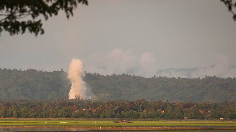 Die Armee in Myanmar geht mit "Räumungsaktionen" gegen die Rohingya vor.
