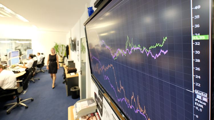 Bei der EEX in Leipzig.