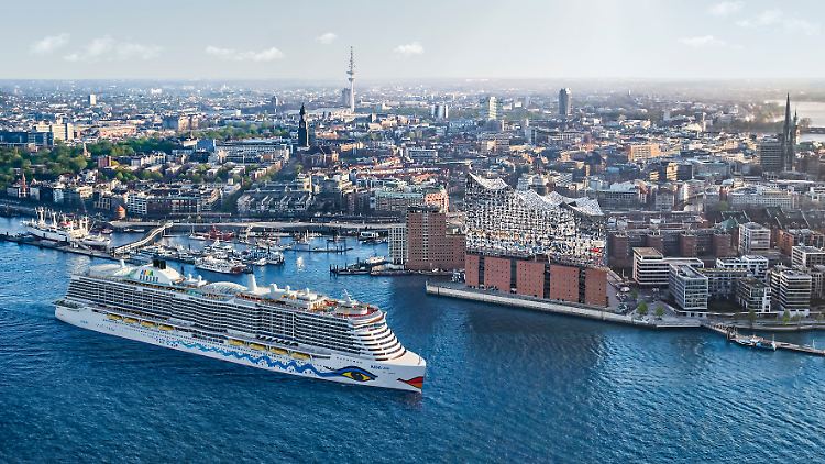 Entwurf des neuen Schiffes.