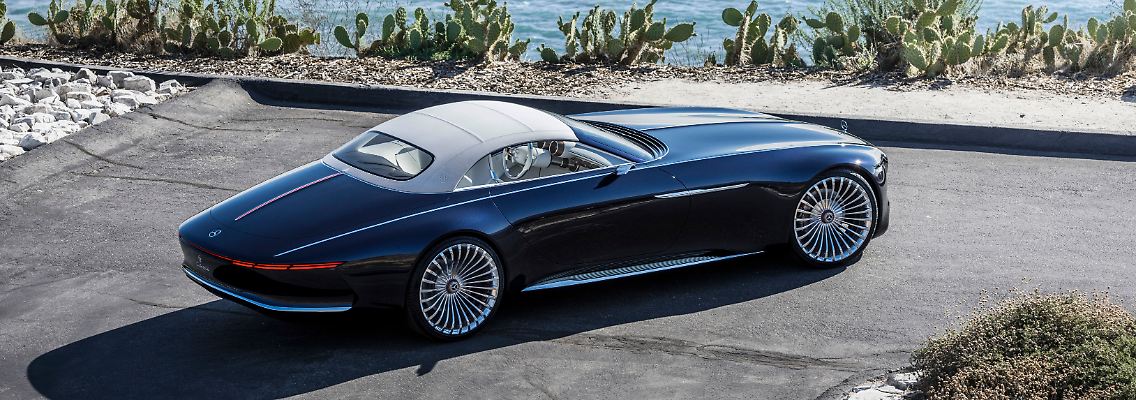 Elektrische Vision bei Daimler - der Mercedes-Maybach 6 Cabriolet.